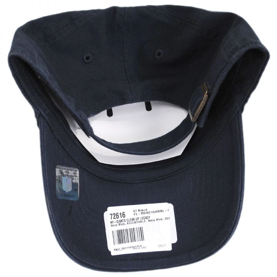 '47 BRAND New York Giants NFL Clean Up Legacy Strapback Baseball Cap Dad Hat 5 '47 BRAND New York Giants NFL Clean Up Legacy Strapback Baseball Cap Dad Hat - Image 3