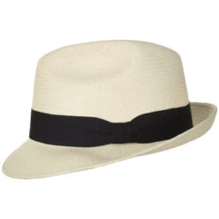 Panama Straw Trilby Fedora Hat 7 Panama Straw Trilby Fedora Hat -Novel Accessories 29414