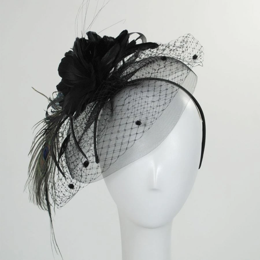 Peacock Fascinator 4 Peacock Fascinator - Image 2