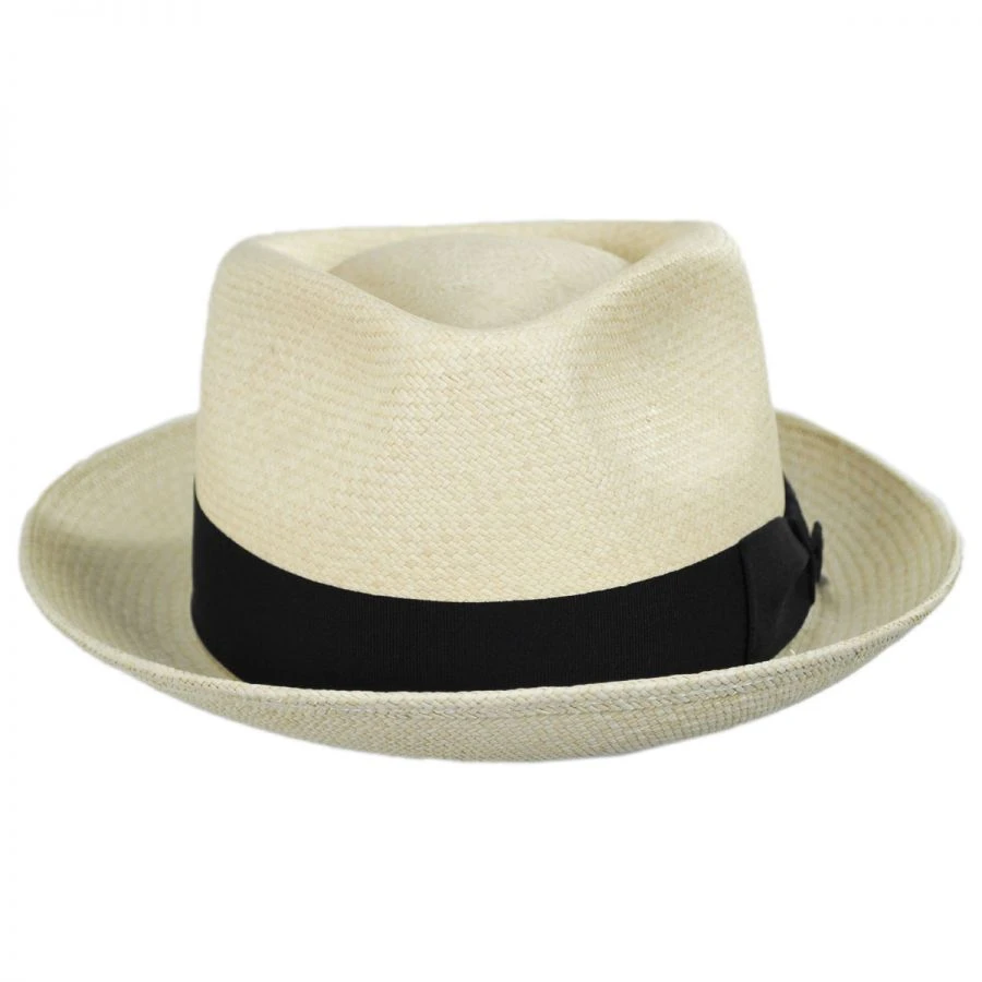 Quickstep Grade 8 Panama Straw Fedora Hat 3 Quickstep Grade 8 Panama Straw Fedora Hat