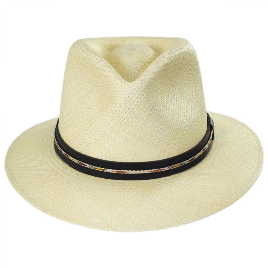Bailey Stansfield Panama Straw Fedora Hat 3 Bailey Stansfield Panama Straw Fedora Hat