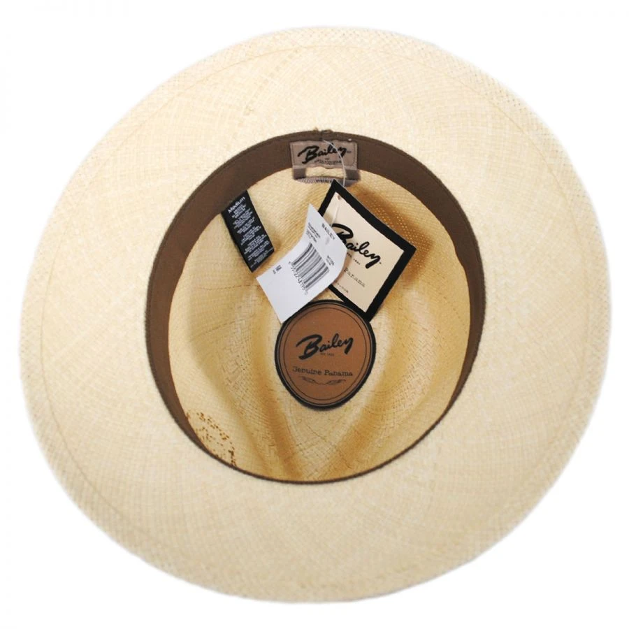 Bailey Stansfield Panama Straw Fedora Hat 5 Bailey Stansfield Panama Straw Fedora Hat - Image 3