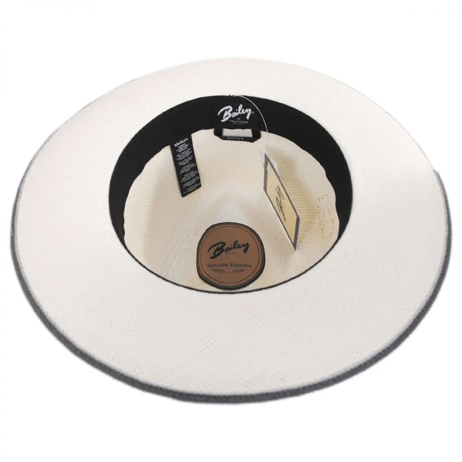 Bailey Parson Panama Straw Fedora Hat 5 Bailey Parson Panama Straw Fedora Hat - Image 3