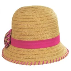 Kiki Toyo Straw Cloche Hat