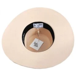 Sierra Wool Felt Boater Hat -Novel Accessories 320478