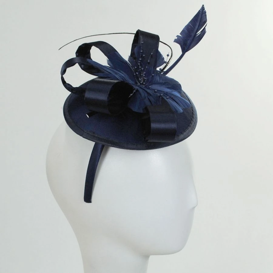 Marino Satin Bow Fascinator Hat 5 Marino Satin Bow Fascinator Hat - Image 3