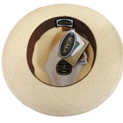 Scala Safari Grade 8 Panama Straw Fedora Hat -Novel Accessories 322822