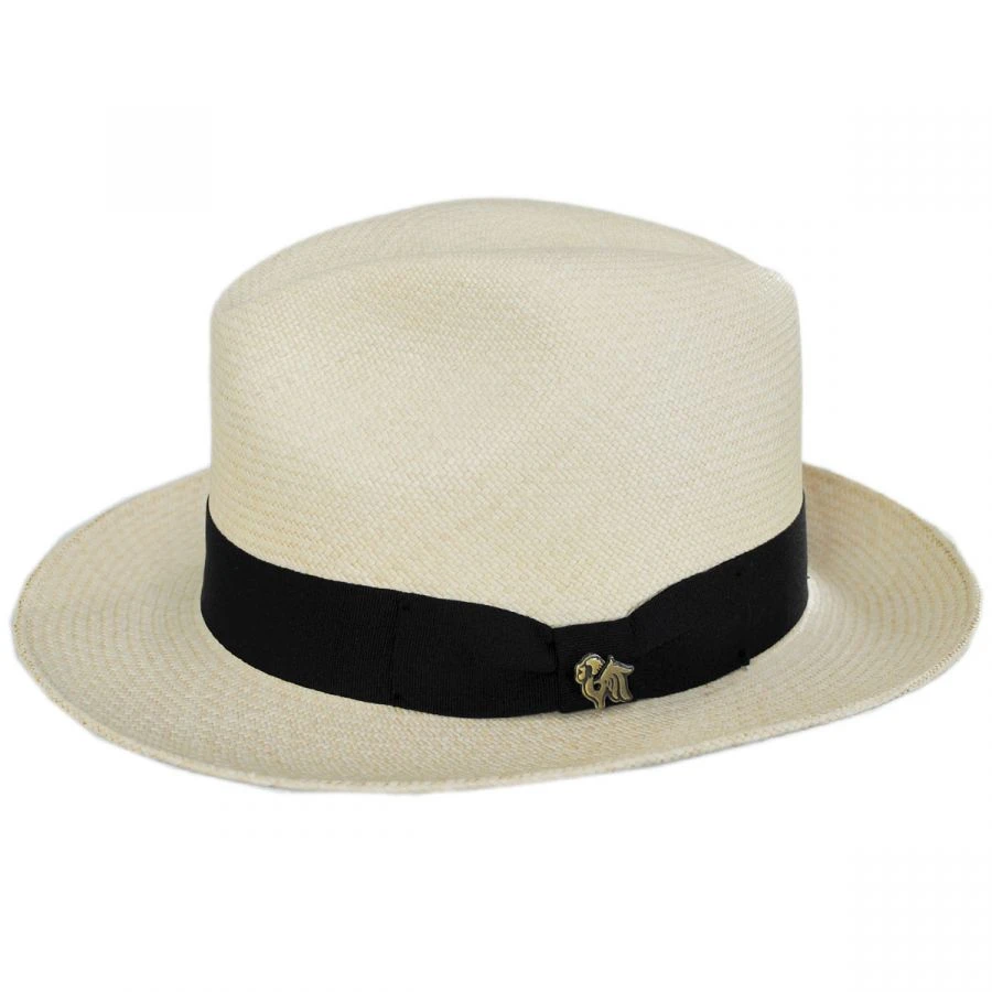 Grade 8 Panama Straw Fedora Hat 4 Grade 8 Panama Straw Fedora Hat - Image 2