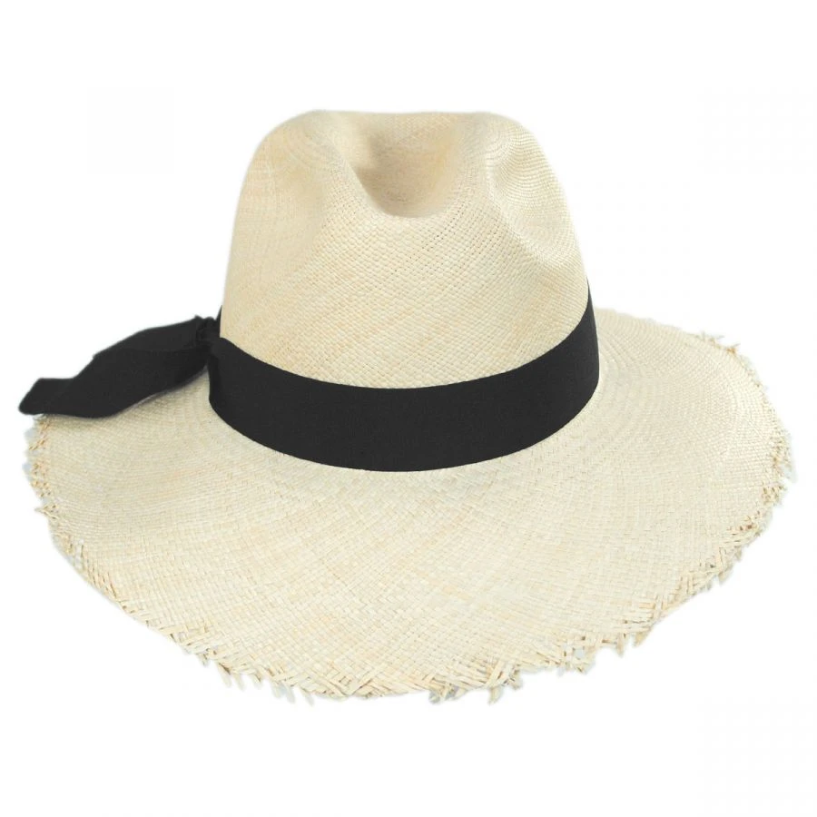 Georgia Panama Straw Fedora Hat 3 Georgia Panama Straw Fedora Hat