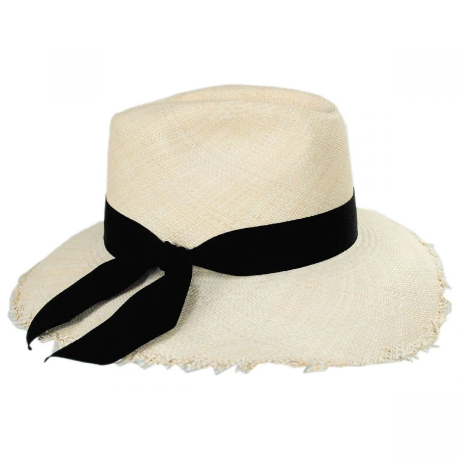Georgia Panama Straw Fedora Hat 4 Georgia Panama Straw Fedora Hat - Image 2