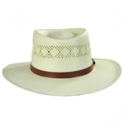 Stetson Brentwood Shantung Straw Gambler Hat