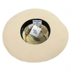 Juno Dragonfly Wool Felt Boater Hat -Novel Accessories 333488