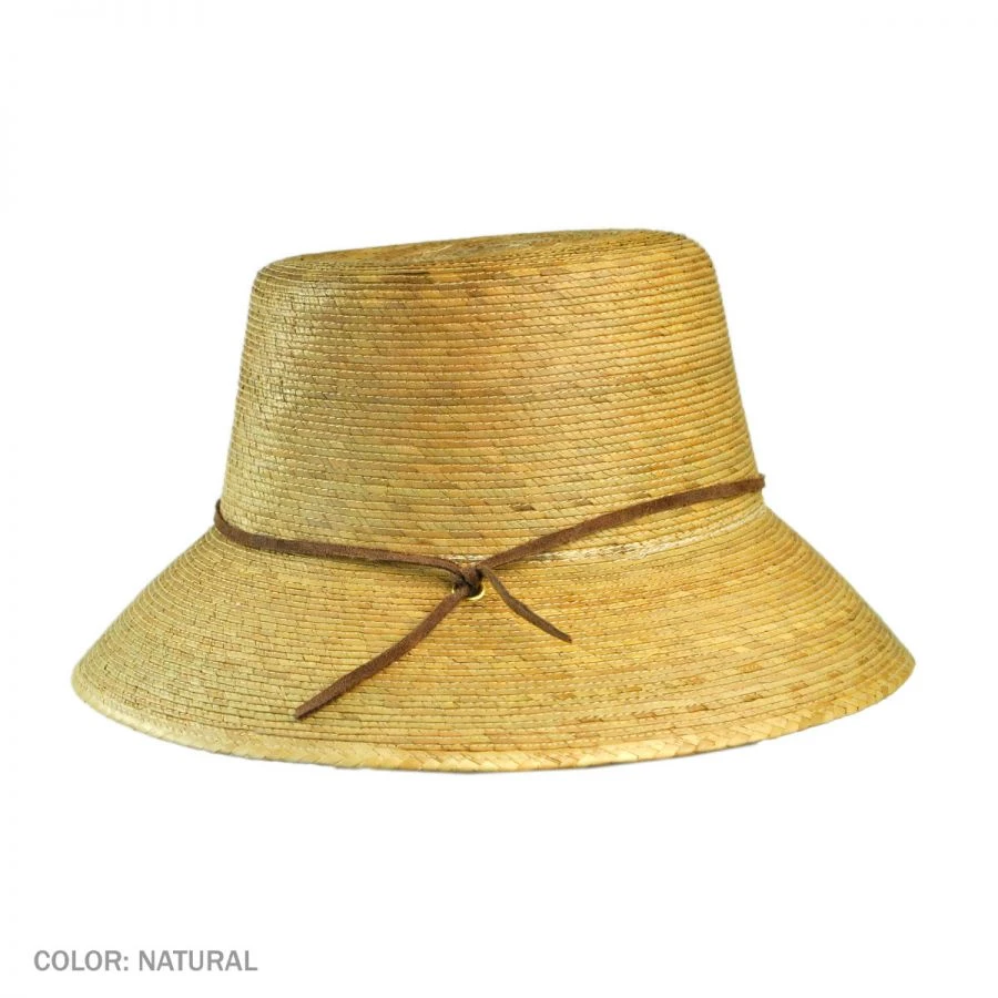 Abby Palm Straw Cloche Hat 5 Abby Palm Straw Cloche Hat - Image 3
