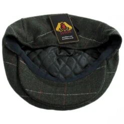 Gimlet Herringbone Plaid Wool Blend Ivy Cap 7 Gimlet Herringbone Plaid Wool Blend Ivy Cap -Novel Accessories 344045