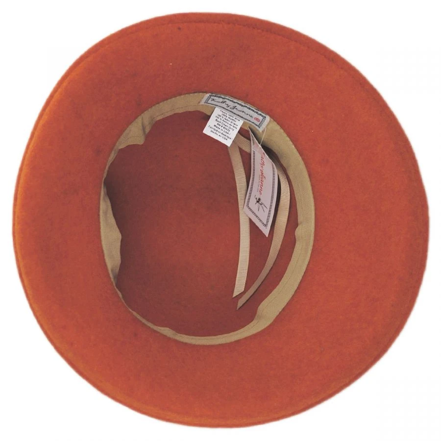 Bengaline Band Wool Felt Off The Face Hat - Made To Order 5 Bengaline Band Wool Felt Off The Face Hat - Made To Order - Image 3