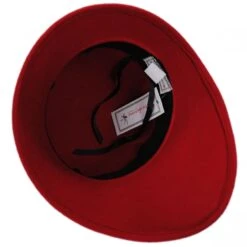 Velvet Band Wool Felt Asymmetrical Cloche Hat - Made To Order -Novel Accessories 347030