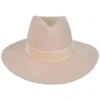Benson Tri Wool Felt Fedora Hat - Beige 2 Benson Tri Wool Felt Fedora Hat - Beige -Novel Accessories 353775