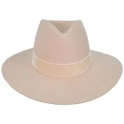 Benson Tri Wool Felt Fedora Hat - Beige