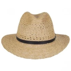 Tommy Bahama Inagua Raffia Straw Safari Fedora Hat