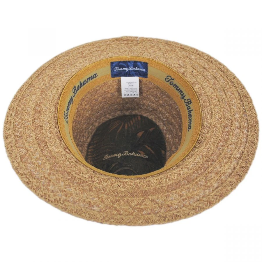 Tommy Bahama Navagio Raffia Straw Safari Fedora Hat 5 Tommy Bahama Navagio Raffia Straw Safari Fedora Hat - Image 3