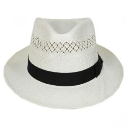 Tommy Bahama Concha Shantung Straw Fedora Hat