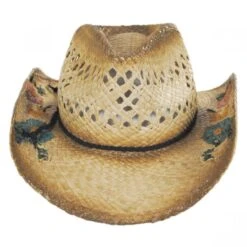 Scala San Minato Raffia Straw Western Hat