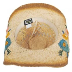 Scala San Minato Raffia Straw Western Hat 7 Scala San Minato Raffia Straw Western Hat -Novel Accessories 358433