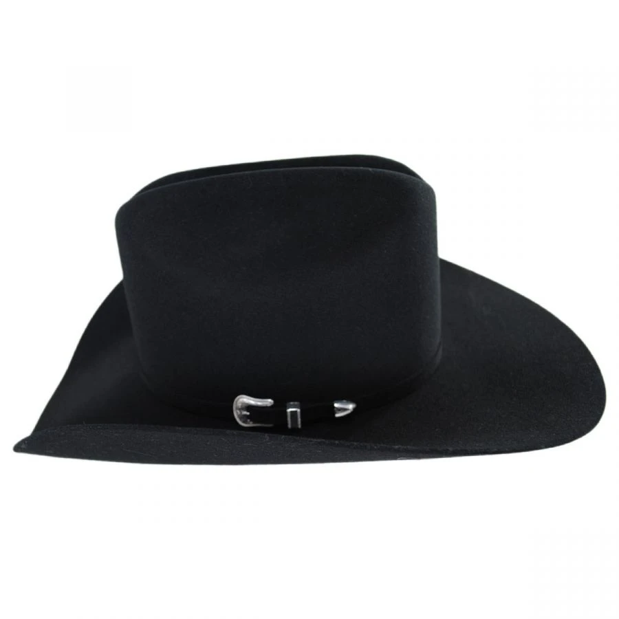 Bailey Lightning Wool And Angora Felt Cowboy Hat - Black 4 Bailey Lightning Wool And Angora Felt Cowboy Hat - Black - Image 2