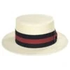 Panama Straw Skimmer Hat 2 Panama Straw Skimmer Hat -Novel Accessories 364657