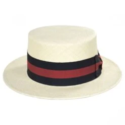 Panama Straw Skimmer Hat