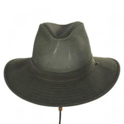 Mesh Cotton Aussie Fedora Hat