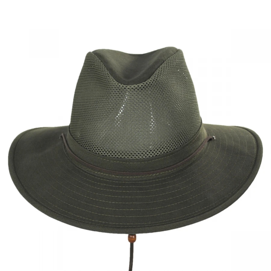 Mesh Cotton Aussie Fedora Hat 3 Mesh Cotton Aussie Fedora Hat