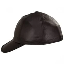 Split Bill Earflap Leather Ball Cap - Brown 6 Split Bill Earflap Leather Ball Cap - Brown -Novel Accessories 367759