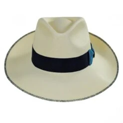 Dega Shantung Straw Fedora Hat
