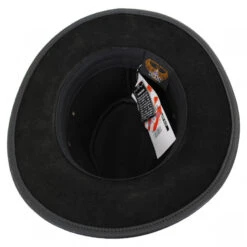 Leather Safari Fedora Hat -Novel Accessories 368849