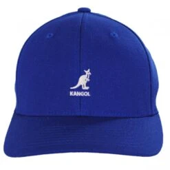 Kangol Logo Wool FlexFit Fitted Baseball Cap