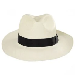 Diego Montecristi Fino Grade 20 Panama Straw Fedora Hat