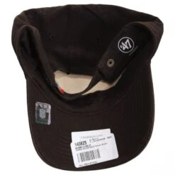 '47 BRAND Cleveland Browns NFL Clean Up Strapback Baseball Cap Dad Hat - Brown -Novel Accessories 375950