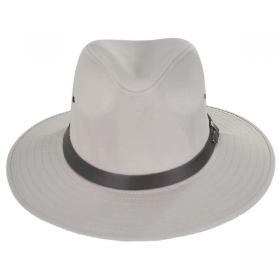 Bailey Dalton Cotton Blend Rain Safari Fedora Hat 4 Bailey Dalton Cotton Blend Rain Safari Fedora Hat - Image 2