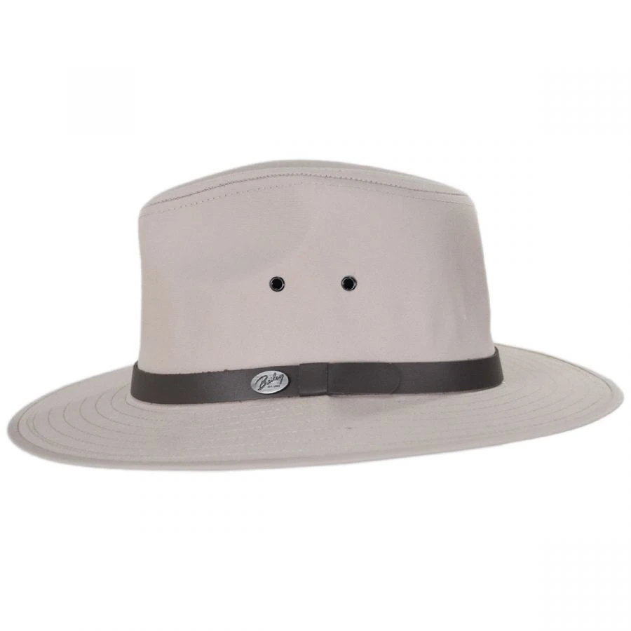 Bailey Dalton Cotton Blend Rain Safari Fedora Hat 5 Bailey Dalton Cotton Blend Rain Safari Fedora Hat - Image 3
