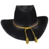 Stetson John Wayne The Fort Wool Felt Crushable Western Hat - Black 1 Stetson John Wayne The Fort Wool Felt Crushable Western Hat - Black -Novel Accessories 378092