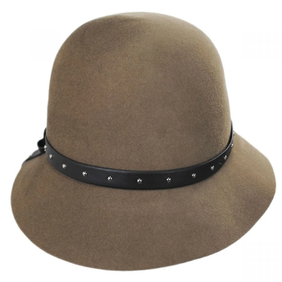 Vanessa Wool Felt Cloche Hat 3 Vanessa Wool Felt Cloche Hat