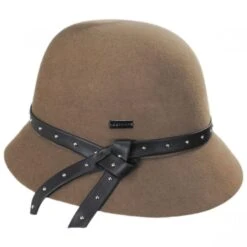 Vanessa Wool Felt Cloche Hat 6 Vanessa Wool Felt Cloche Hat -Novel Accessories 379013