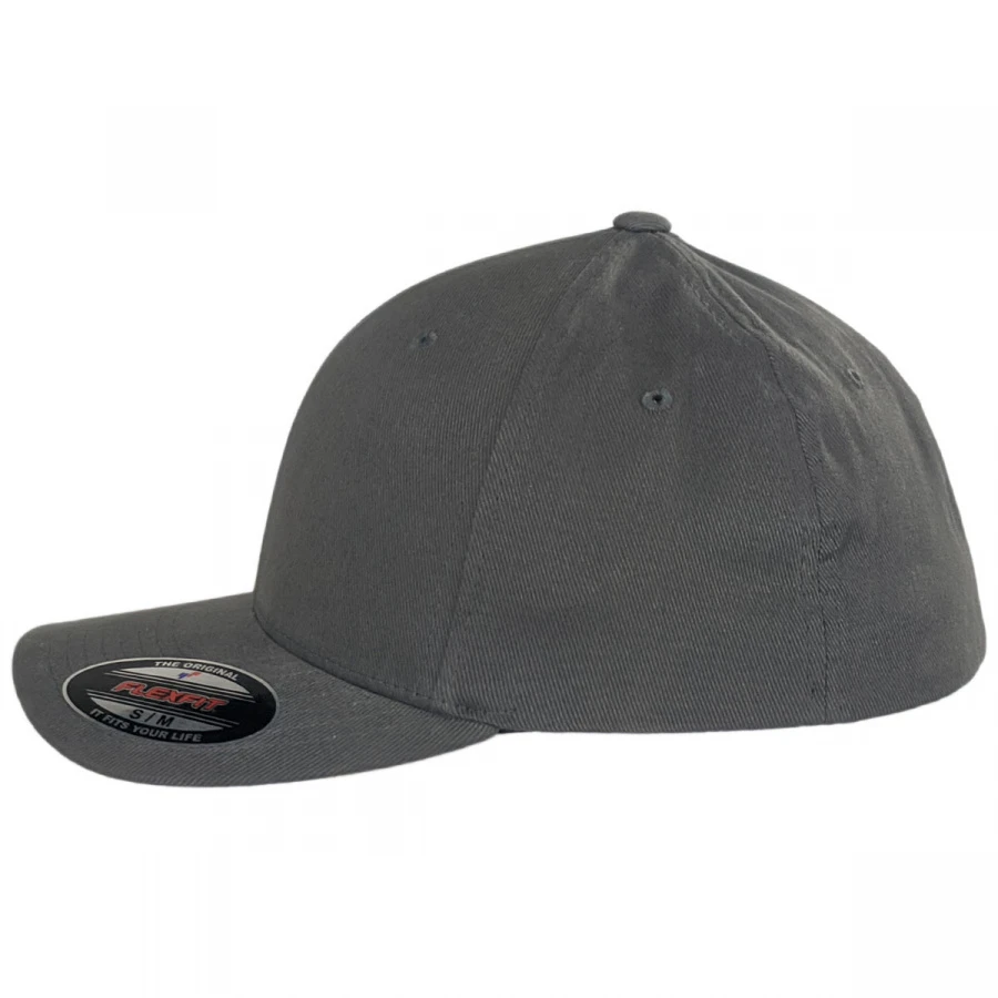 Brushed Twill MidPro FlexFit Fitted Baseball Cap 4 Brushed Twill MidPro FlexFit Fitted Baseball Cap - Image 2