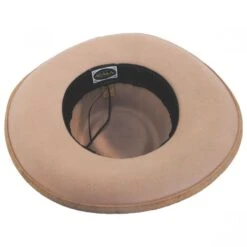 Scala Arizona Distressed Wool Felt Fedora Hat -Novel Accessories 379871