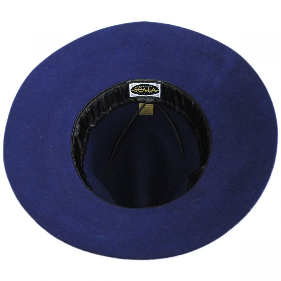 Scala Winslow Wool Felt Safari Fedora Hat 5 Scala Winslow Wool Felt Safari Fedora Hat - Image 3