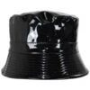 Scala Pluie Faux Leather Rain Bucket Hat