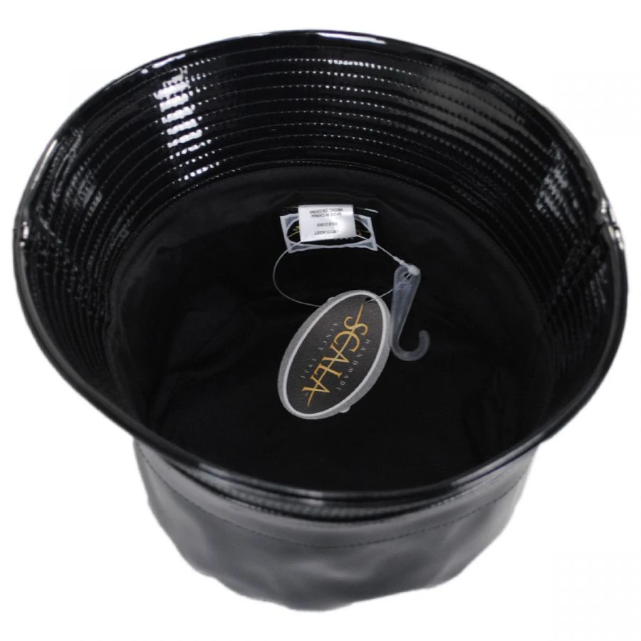Scala Pluie Faux Leather Rain Bucket Hat 5 Scala Pluie Faux Leather Rain Bucket Hat - Image 3