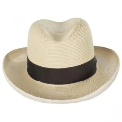 El Dorado Florentine Milan Straw Homburg Hat