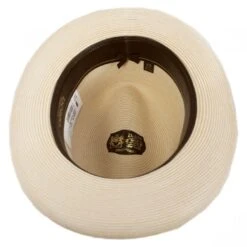 El Dorado Florentine Milan Straw Homburg Hat -Novel Accessories 390292